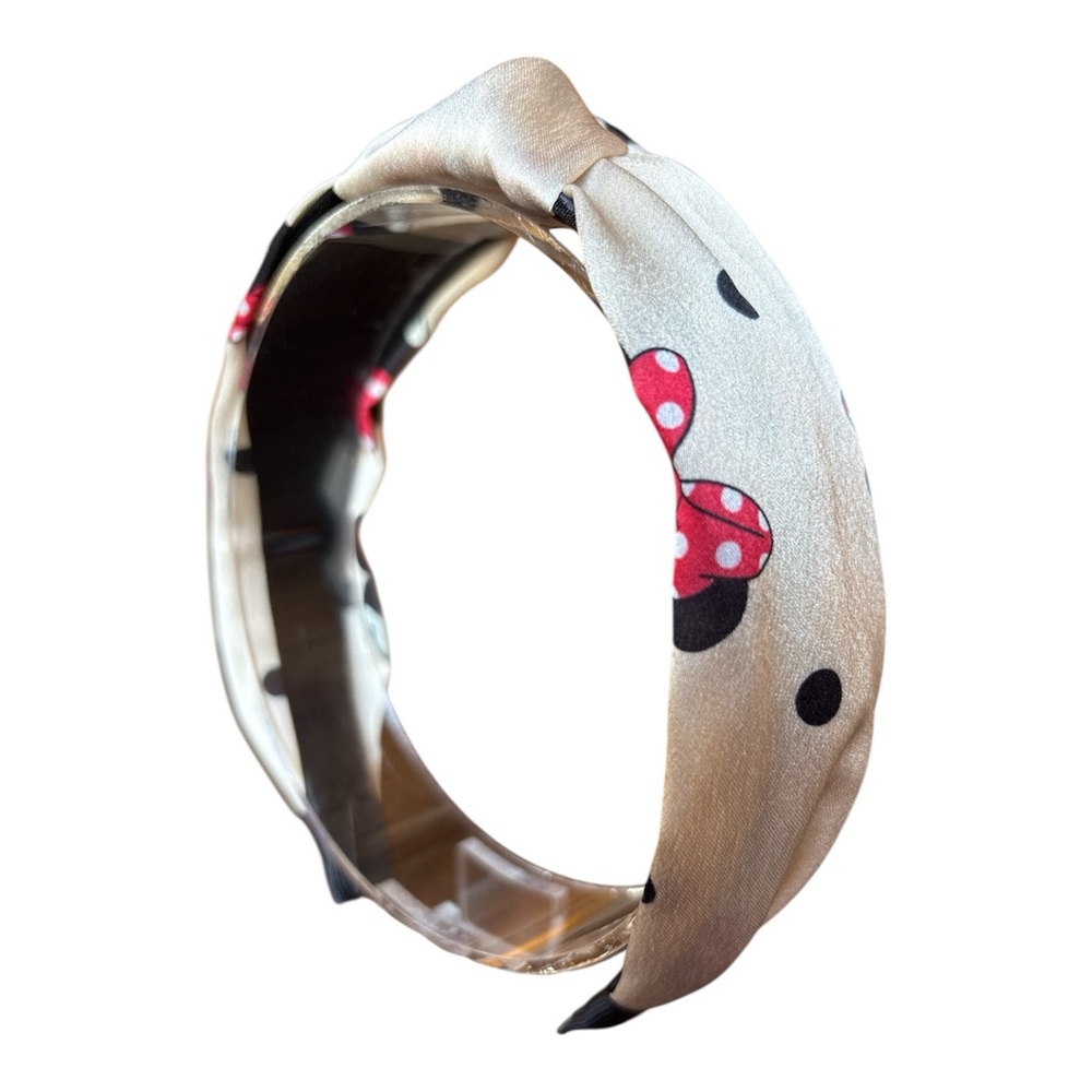 Disney Minnie Mouse Polka Dot Satin Headband NWOT - Picture 4 of 4